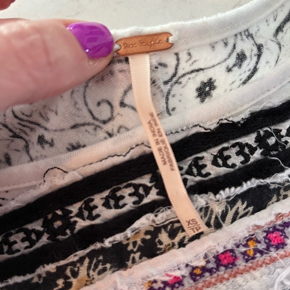 FREE PEOPLE Oversized Peasant Blouse - Picture 4 of 4